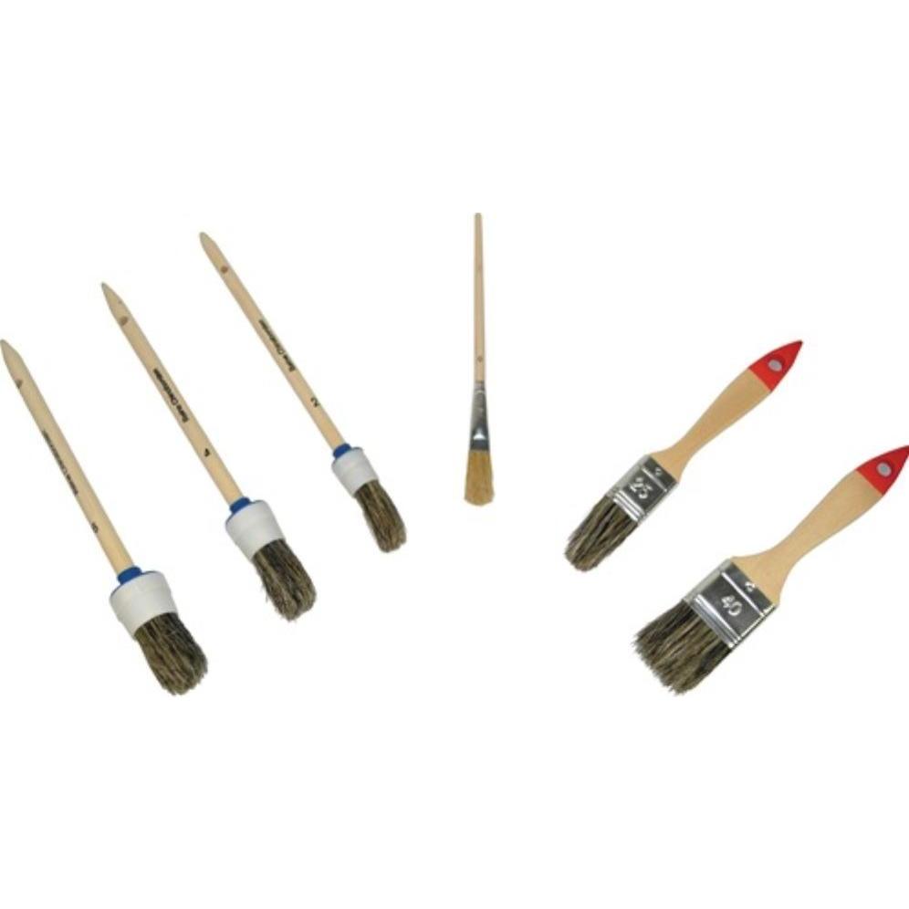 HP Autozubehör, Pinsel, Pinselset Inhalt 6 teilig gute Qualität (300 mm)