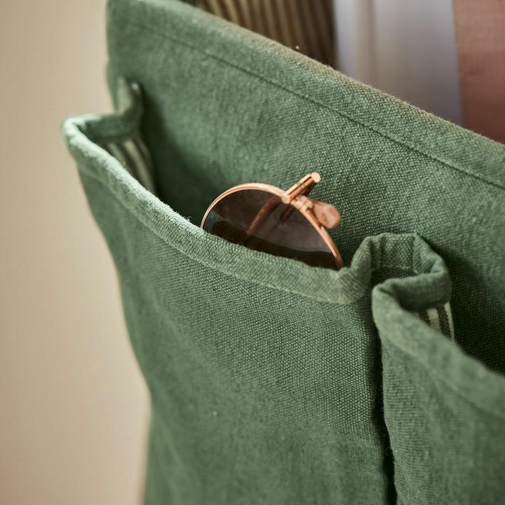 Immagine prodotto Loberon Organizzatore Cranberra verde/marrone (30 x 30 x 20 cm)