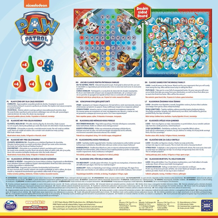 Produktbild Trefl Board game 2 in 1 Paw patrol BALT FIN (Litauisch, Polnisch)
