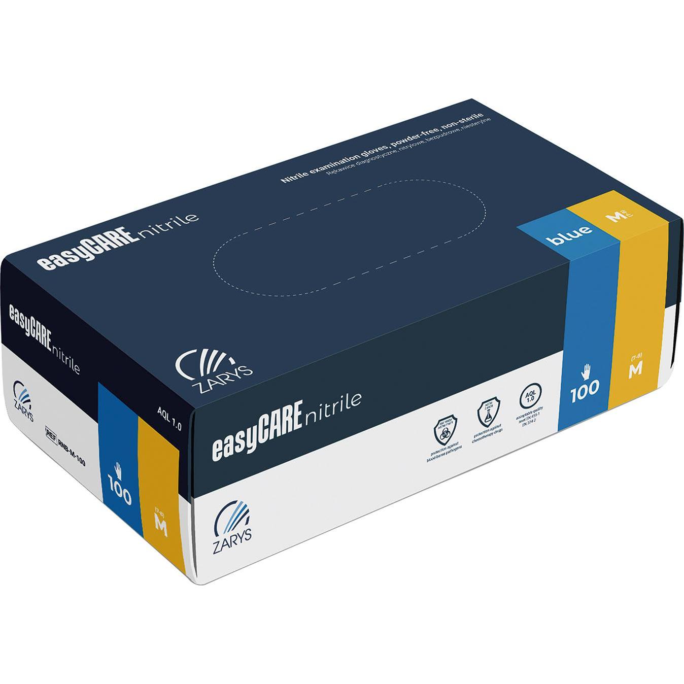 NoName, Guanti di sicurezza, Guanti in nitrile, EASYCARE, 100 pezzi, taglia XL, blu (XL)