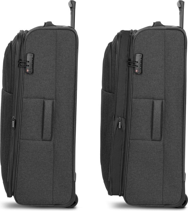 Actual product image Redolz Essentials 12 2-wheel trolley L 78 cm with stretch fold (95 l)