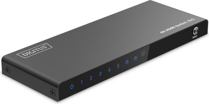 Image du produit Digitus Commutateur HDMI 4K, 5x1
