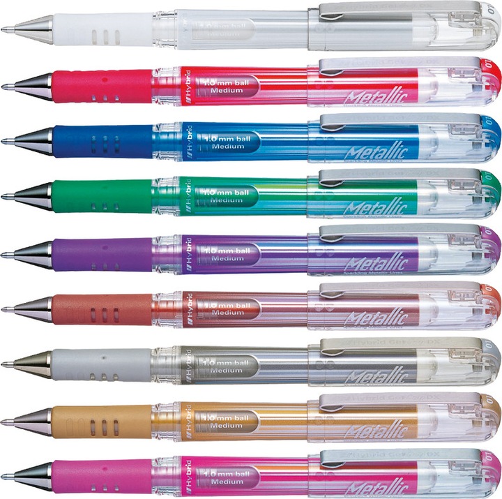 Produktbild Pentel Roller Hybrid Gel Grip (Mehrfarbig, 6 x)