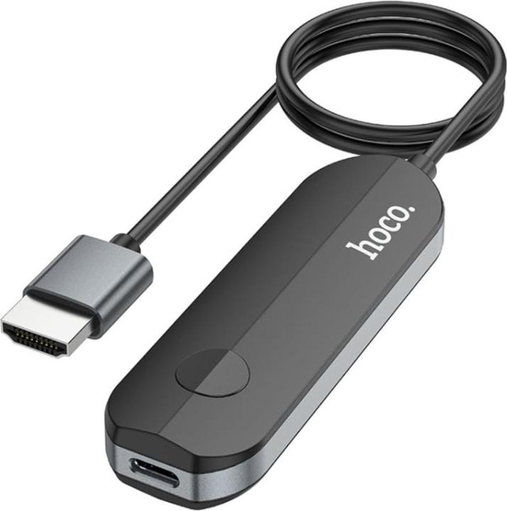 Produktbild Hoco Videoübertragungsaufsatz UA23 Wireless Display Adapter (iOS, HDMI-Anschluss) schwarz (HDMI)