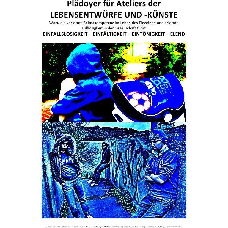 Plädoyer für Ateliers der LEBENSENTWÜRFE UND -KÜNSTE, Schulbücher von Sozialkritische Professionals: Deutschland (SP: D)...