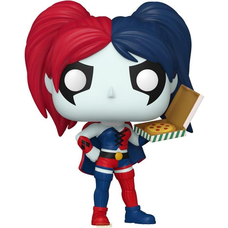 Funko DC Comics: Harley Quinn Takeover POP! Heroes Vinyl Figur Harley with Pizza 9 cm