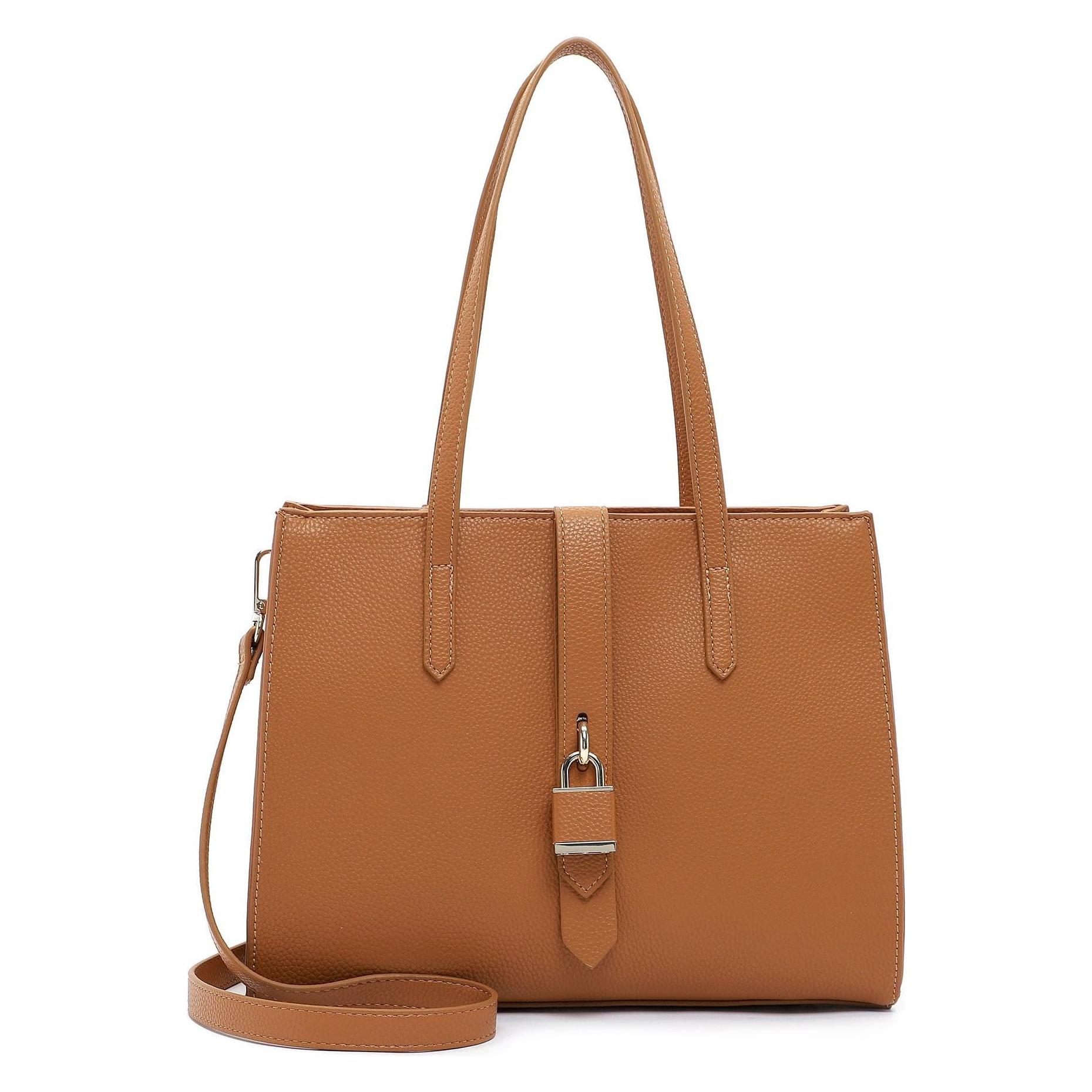 Tamaris, Damen, Tasche, Shopper Jasmina, Braun, (10 l)