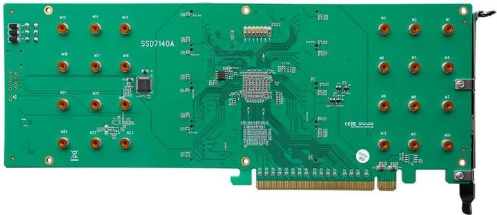 Actual product image HighPoint Host Bus Adapter Rocket 1108 PCI-Ex16v3 - 8x M.2 NVMe