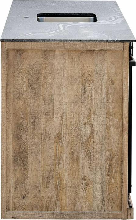 Actual product image Loberon Kitchen washbasin Oakland brown/black