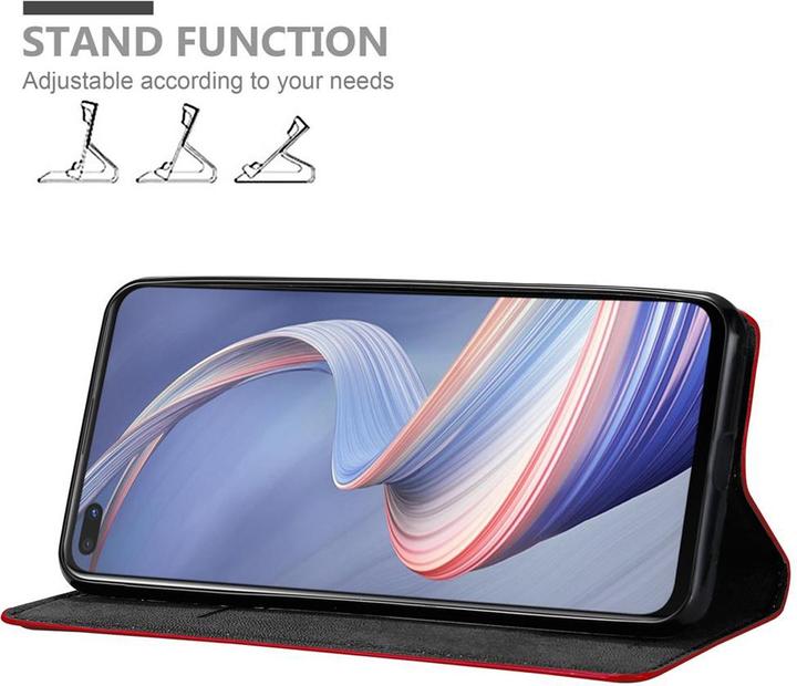Actual product image Cadorabo Book Invisible Magnet Cover (Oppo A92s)