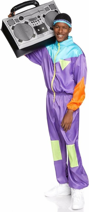 Produktbild Leg Avenue 80er Ballonseide Trainingsanzug (M, L)