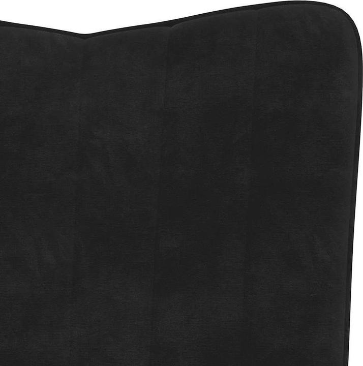 Actual product image vidaXL Schaukelstuhl mit Hocker