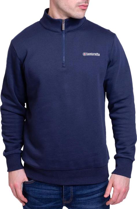 Immagine prodotto Lambretta Felpa Bordato Cerniera ad un quarto Uomo (4XL)