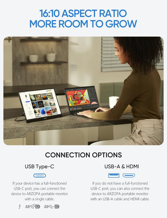 Image du produit Arzopa Z1RC (2560 x 1600 pixels, 16")