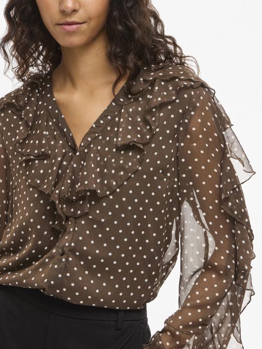 Immagine prodotto Vila VIHARLEY V-Ausschnitt Langarmhemd (44)