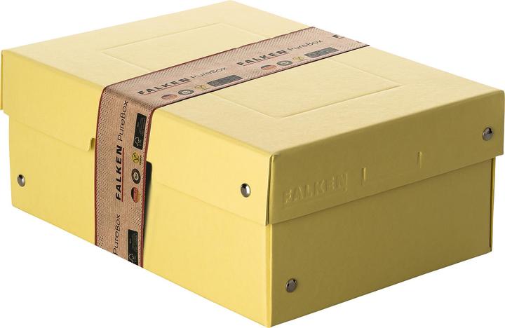 Actual product image Falken PURE Box Pastel A5 100 mm filling height yellow (A5)