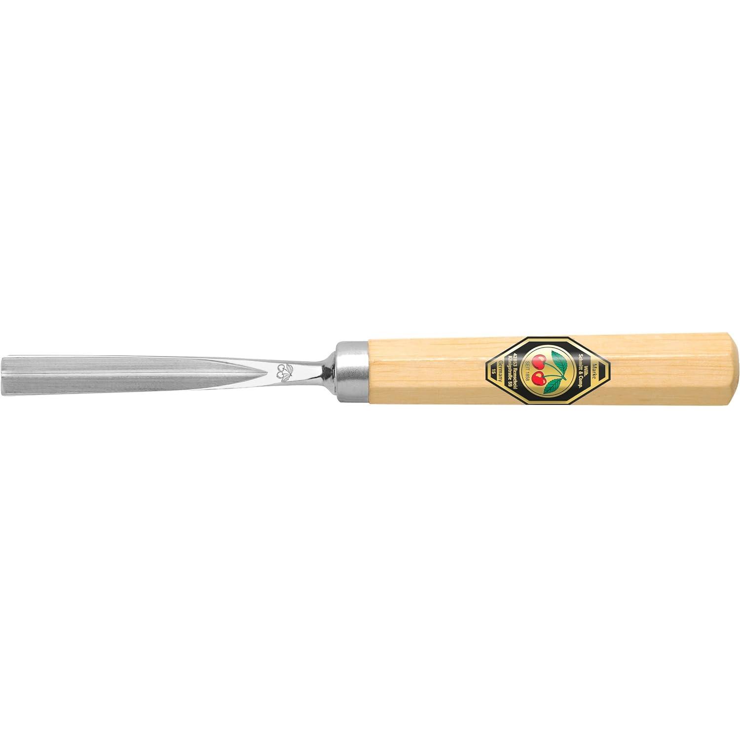 Kirschen, Beitel + Handhobel, Kerbschnitzbeitel Stich 39 (6 mm)
