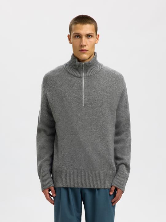 Produktbild Selected Woll-Kaschmir-Mix Half-zip Pullover (L)