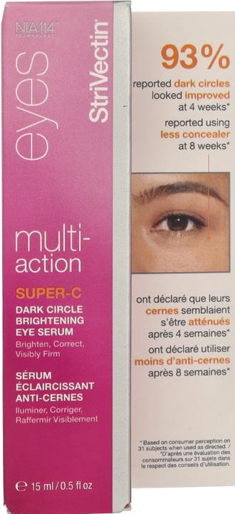Image du produit StriVectin Super-C Dark Circle Sérum éclaircissant pour les yeux (Gel pour le soin des yeux, 15 ml, Journée)