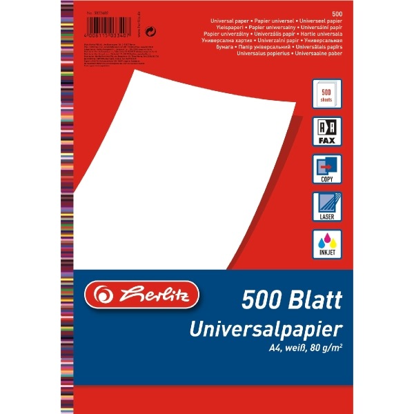 Actual product image Herlitz Printer paper (80 g/m², 500 x, A4)