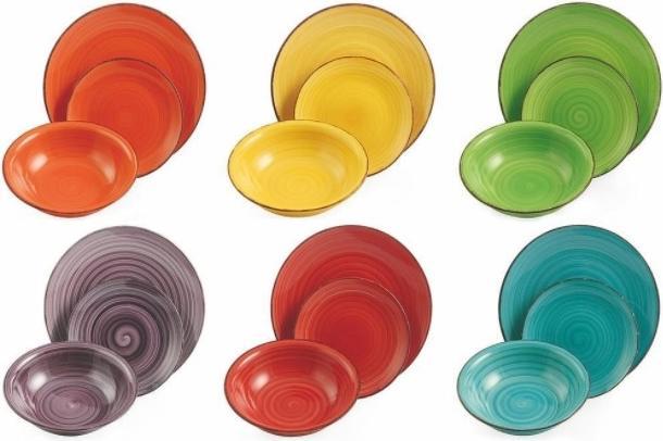 Actual product image Villa D'Este Home Tivoli Baita Tableware Set Gres 18pcs (6 pcs.)