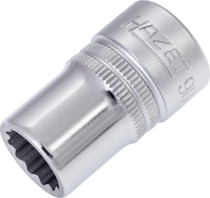 Actual product image HAZET Socket ∙ 12-point 900Z-13 ∙ Square, hollow 12.5 mm (1/2 inch) ∙ Outside 12-point traction pro… (13 mm)