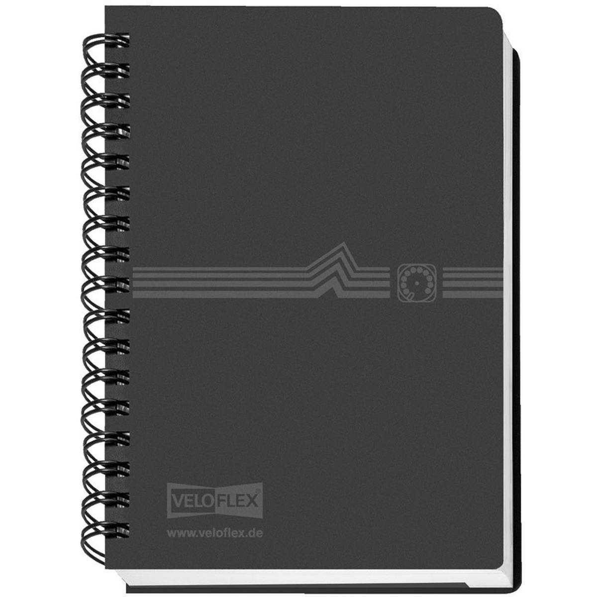 Veloflex, Fotoalbum, Telefonringbuch, -mappe, PP, 94 x 127 mm, schwarz (A7)