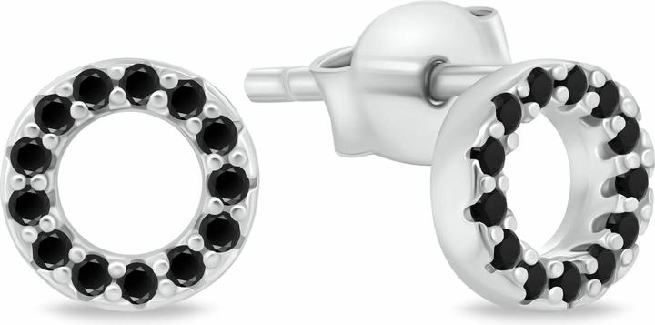 Immagine prodotto Brilio Silver - Stylish silver hoop earrings EA102WBC (Argento)