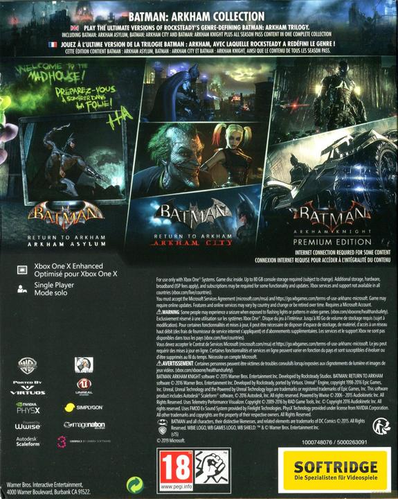 Actual product image WB Batman Arkham Collection (PS4)