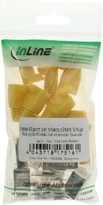 Produktbild InLine Crimpstecker RJ45 geschirmt (CAT5)