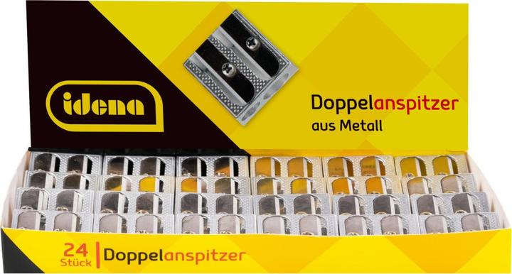 Actual product image Idena Double sharpener metal
