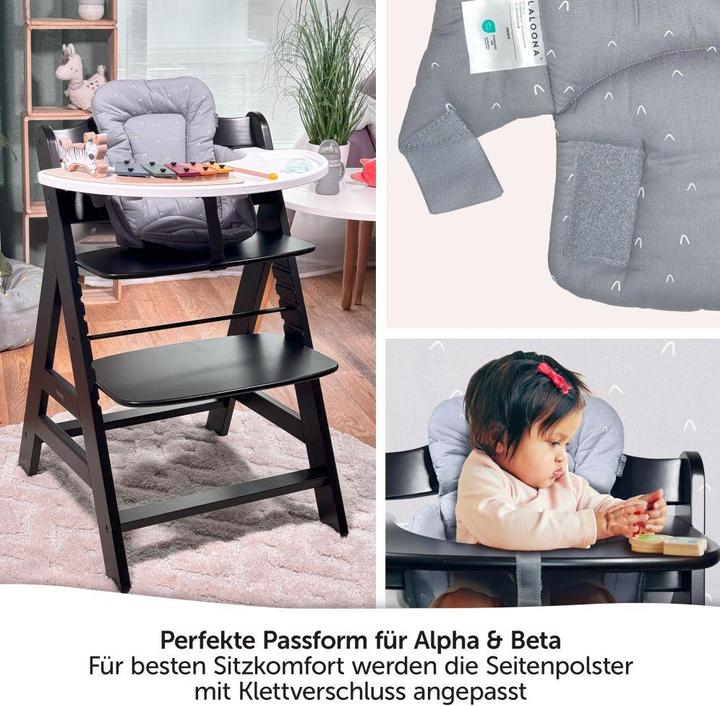 Actual product image La Loona LaLoona seat reducer for high chairs Seat reducer for Hauck Alpha high chair - Curves