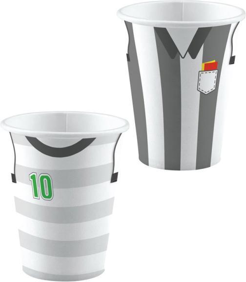 Produktbild Amscan Party Becher Fussball Trikot-Motiv Kicker Party (8 x)