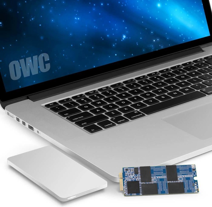Actual product image OWC 2.0TB Aura Pro 6G SSD + Envoy Pro Upgrade Kit for 2012/13 MacBook Pro with Retina display. (2000 GB, 2.5")