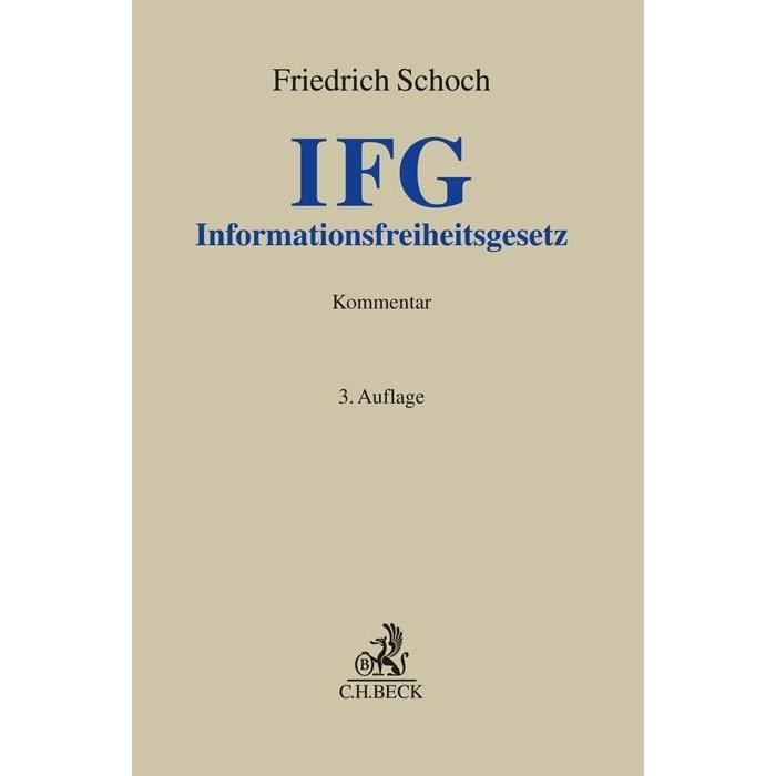 Thumbnail - Informationsfreiheitsgesetz, Fachbücher von Friedrich Schoch