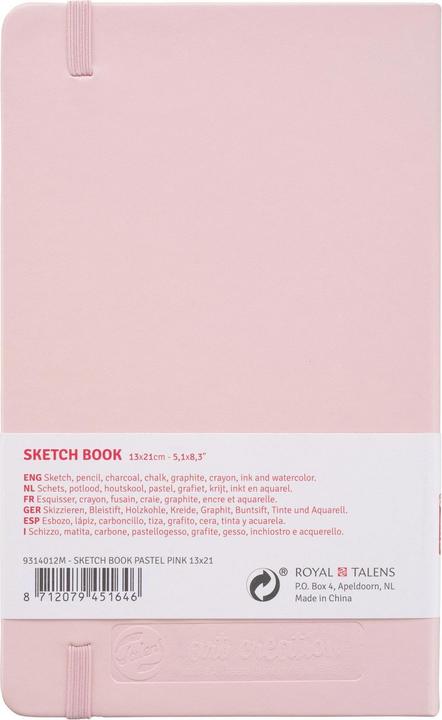 Produktbild Talens Malbuch 13 x 21 cm Pastellrosa (A5)