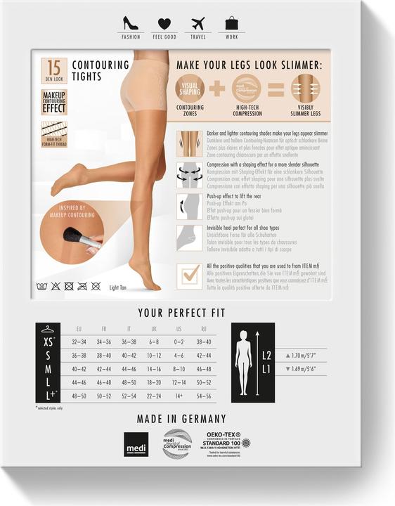 Image du produit ITEM m6 Contouring Tights (15 DEN, XS)