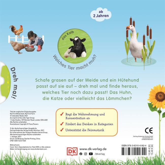Immagine prodotto Erstes Lernen Drehen. Auf dem Bauernhof (Tedesco, DK Verlag - Bambini, 2021)