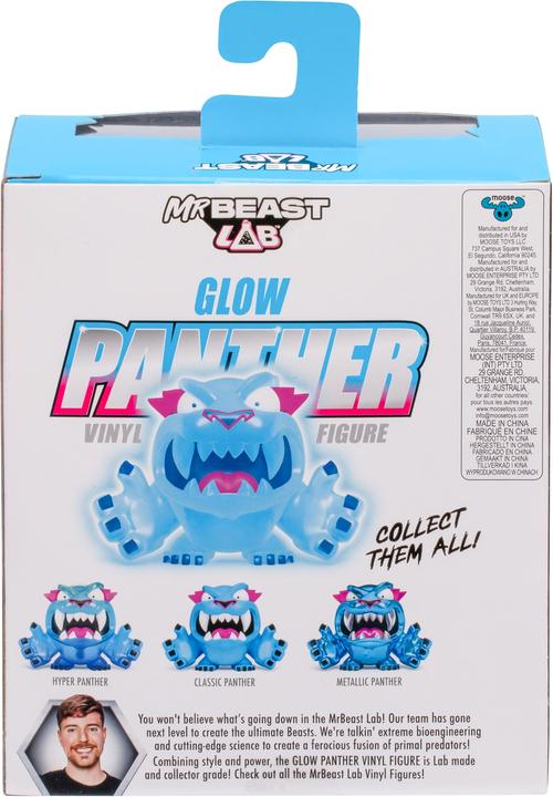 Image du produit Moose Mr. Beast Figurine vinyle Glow Panther 9 cm