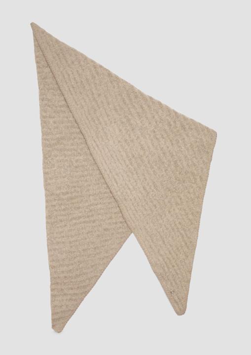 Actual product image S.Oliver Tuch Triangel-Schal mit Strickmuster