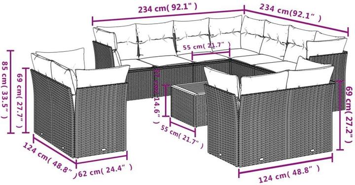 Produktbild vidaXL Leanna