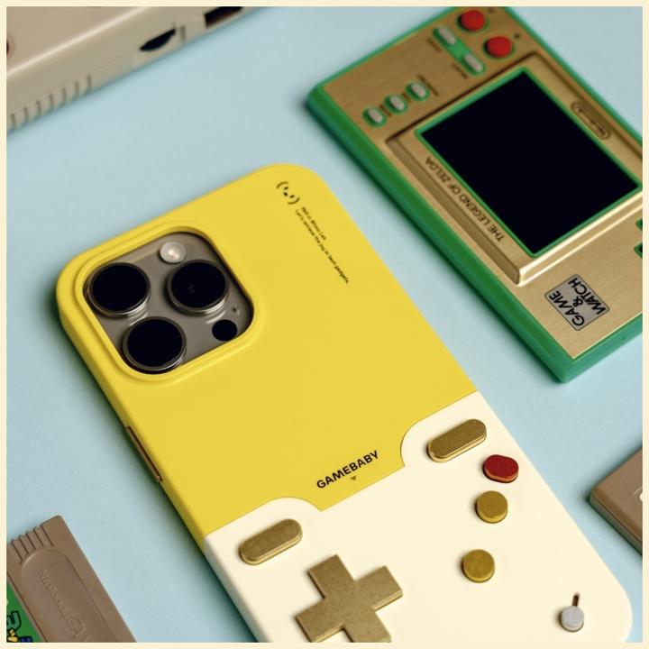 Produktbild Case GAMEBABY with controller for iPhone 16 Pro Max yellow (Apple iPhone 16 Pro Max)