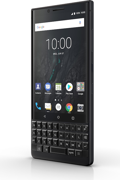 BlackBerry Key2 (128 GB, Black, 4.50", Hybrid Dual SIM, 12 Mpx, 4G)