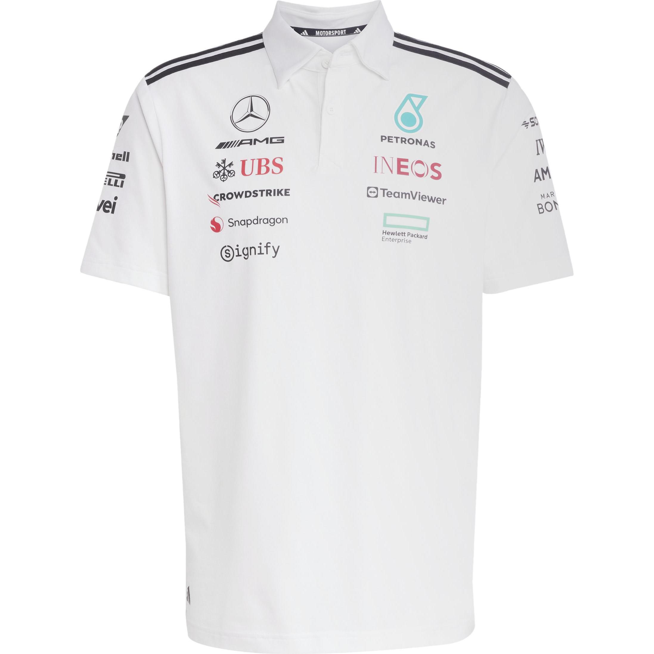 adidas, Herren, Shirt, Mercedes TM, Weiss, (S)