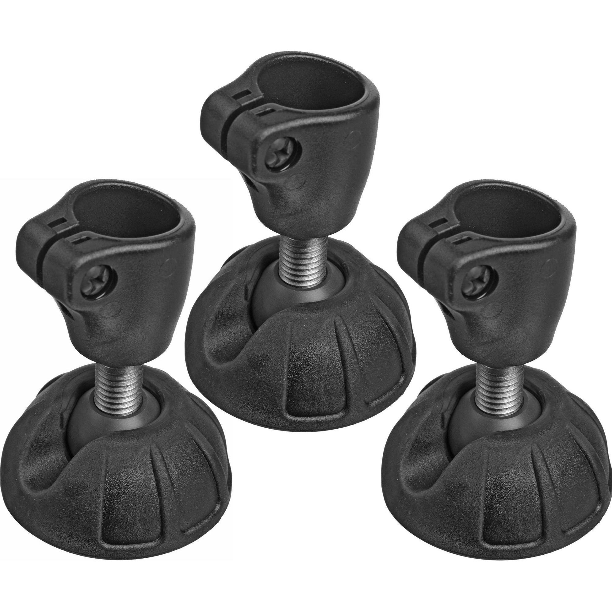 Thumbnail - Manfrotto 204SCK3, Saugfuss-Set (Stativfuss), Stativ Zubehör, Schwarz