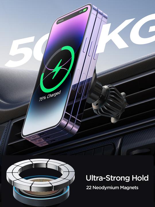 Produktbild Joyroom Magnetic Wireless Car Charger Holder