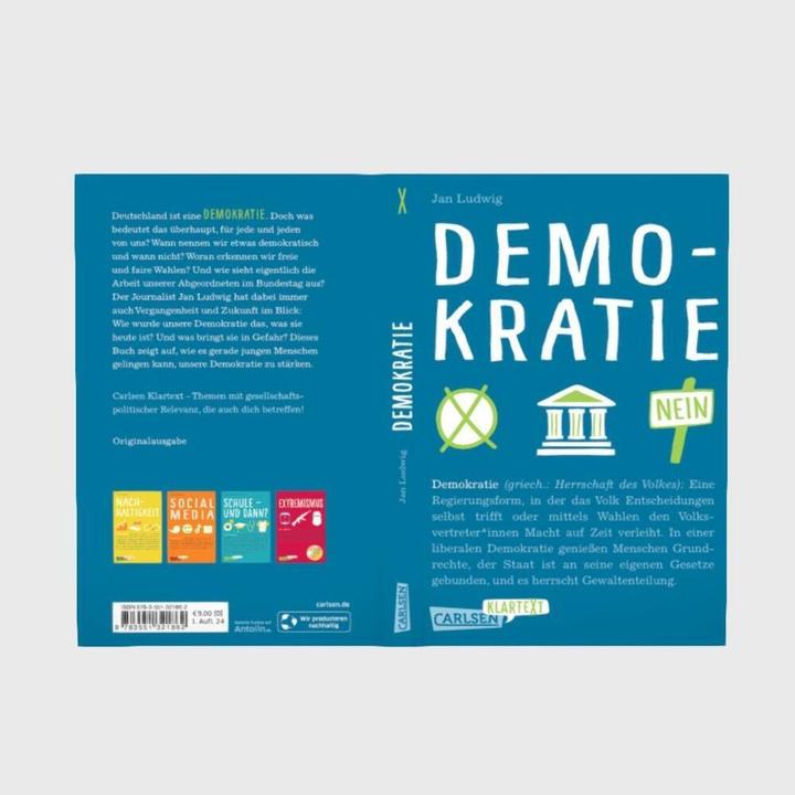 Productafbeelding Klartext: Demokratie (Duits, Jan Ludwig, 2024)
