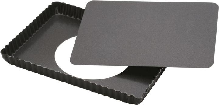 Piazza Kuchenblech rechteckig antihaft Boden lose 20.5x29x2.5cm