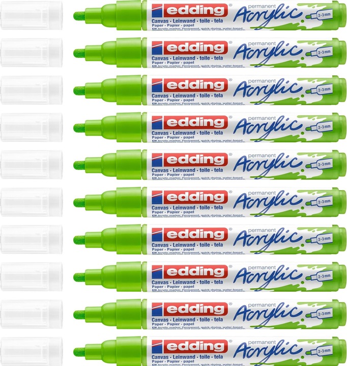 Produktbild Edding Acrylmarker (Gelbgrün, 3 mm, 1 x)