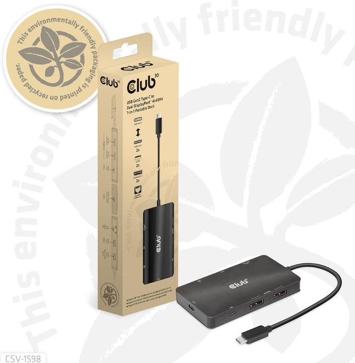 Produktbild Club 3D CSV-1598 (USB-C, 7 Ports)